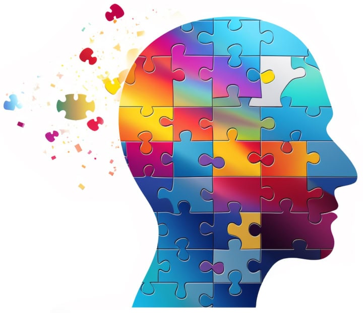 Human Head Profile And Jigsaw Puzzle, Eveyone is different