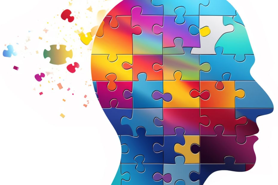 Human Head Profile And Jigsaw Puzzle, Eveyone is different